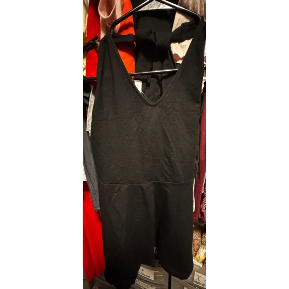 NWT Torrid Black Foxy Halter Peplum Top Sz 0 / L / 12